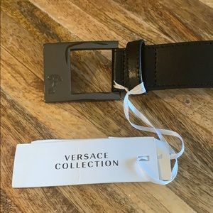 Versace belt genuine leather